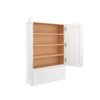 Craftsman White Shaker Countertop Wall Cabinet 2 Doors
