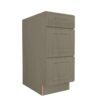 Craftsman Mocha Shaker 3 Drawers
