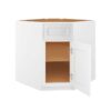 Craftsman White Shaker Corner Base