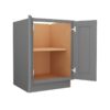Grey Shaker Elite Full Height Double Door