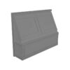 Grey Shaker Elite Range Hood Front