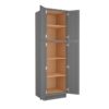 Grey Shaker Elite Utility Cabinet 2 Doors