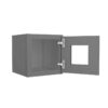 Grey Shaker Elite Open Frame Glass 1 Door