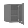 Grey Shaker Elite Diagonal Open Frame Glass
