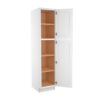 Key Largo White Utility Cabinet 1 Door