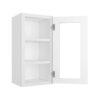 Key Largo White Wall Open Frame Glass 1 Door