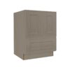Craftsman Mocha Shaker Microwave Base with Door