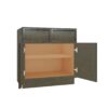 Mocha Slim Shaker 2 Door 2 Drawer