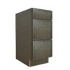 Mocha Slim Shaker 3 Drawers