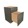 Mocha Slim Shaker Drawer File Base Cabinet 18"