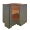 Mocha Slim Shaker Lazy Susan