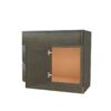 Mocha Slim Shaker Vanity Sink Drawer Left