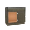 Mocha Slim Shaker Vanity Sink Drawer Right