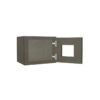 Mocha Slim Shaker Open Frame Glass 1 Door
