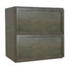 Mocha Slim Shaker Wall Cabinet 18"W x 18"H