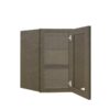 Mocha Slim Shaker Diagonal Open Frame Glass
