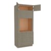 Craftsman Mocha Shaker Oven Cabinet
