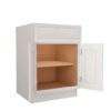 Slim Shaker Alabaster 2 Door 1 Drawer