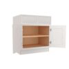 Slim Shaker Alabaster 2 Door 2 Drawer