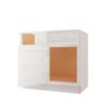 Slim Shaker Alabaster Blind Base Corner