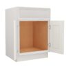 Slim Shaker Alabaster Sink Base 2 Door 1 False Drawer Front