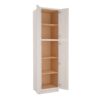 Slim Shaker Alabaster Utility Cabinet 2 Doors