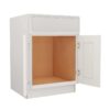 Slim Shaker Alabaster Vanity Sink Base 2 Doors 1 False Drawer