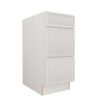 Slim Shaker Alabaster Vanity Drawer Base 3 Drawer
