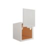 Slim Shaker Alabaster Wall Angle Glass