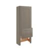 Mocha Shaker Countertop Wall Cabinet 1 Door