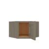 Mocha Shaker Wall Diagonal Corner