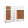 White Shaker Elite Blind Base Corner