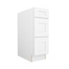 White Shaker Elite 3 Drawers