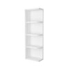 White Shaker Elite Wall End Shelf