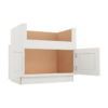 Shaker Off-White Farm Sink Base