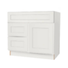 Shaker Off-White Vanity Sink Drawer Left