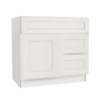 Shaker Off-White Vanity Sink Drawer Right