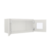 Shaker Off-White Open Frame Glass 2 Doors