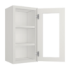 Shaker Off-White Wall Open Frame Glass 1 Door