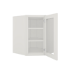 Shaker Off-White Diagonal Open Frame Glass
