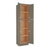 Craftsman Mocha Shaker Utility Cabinet 2 Doors