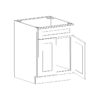 York Linen Vanity Sink Base 2 Doors 2 False Drawers