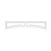 Craftsman Black Shaker Valance