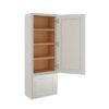 Shaker Off-White Countertop Wall Cabinet 1 Door