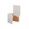 Craftsman Off-White Shaker Wall Angle Glass