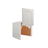 Shaker Off-White Wall Angle Glass