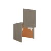Craftsman Mocha Shaker Wall Angle Glass