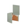 Craftsman Lily Green Shaker Wall Angle Glass