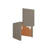 Mocha Shaker Wall Angle Glass