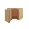 Craftsman Natural Shaker Wall Easy Reach Corner